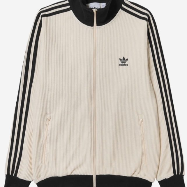 Adidas Waffle Beckenbauer Track Top Wonder White - KR Sizing 착용 스타일