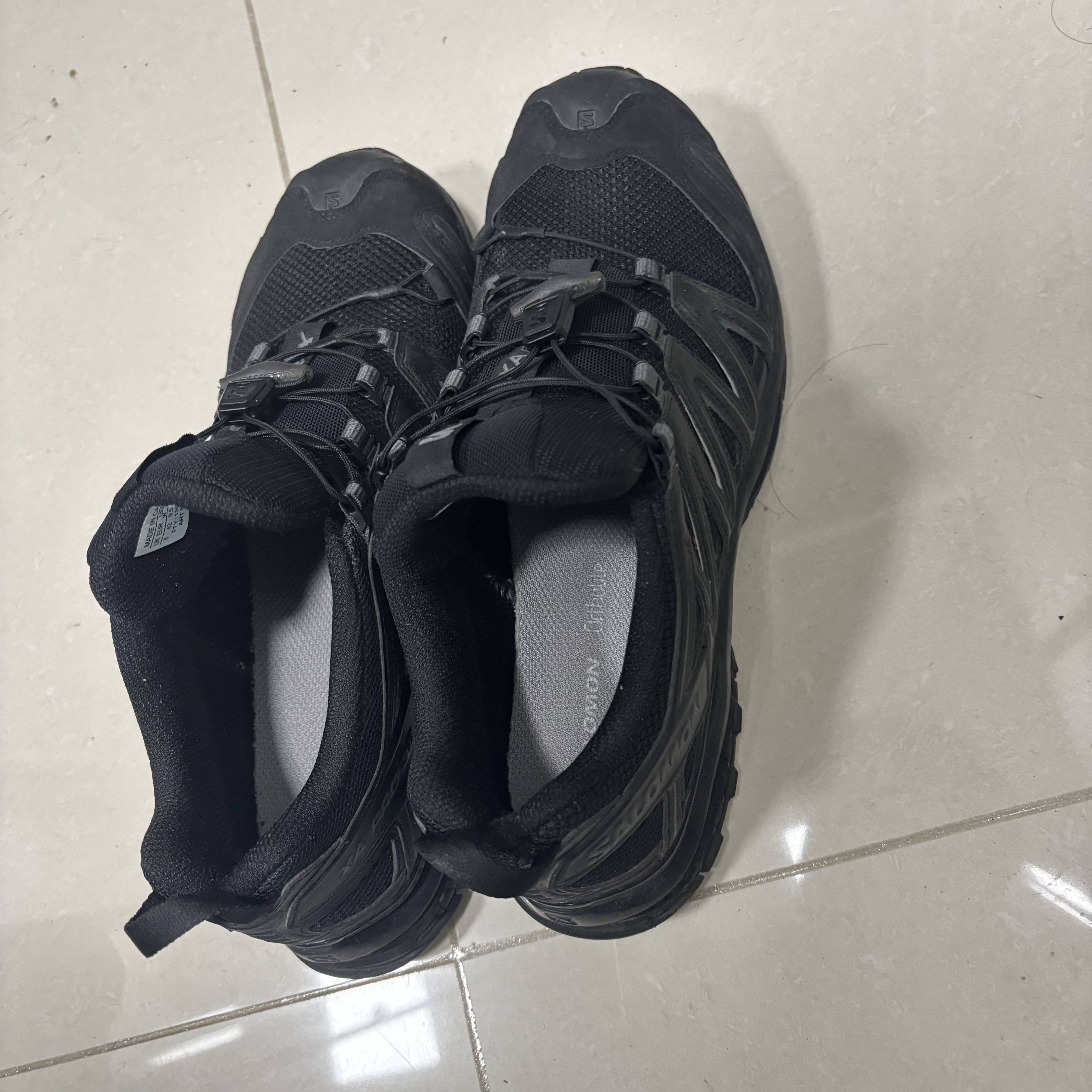 Salomon XA Pro 3D Black Magnet 착용 스타일