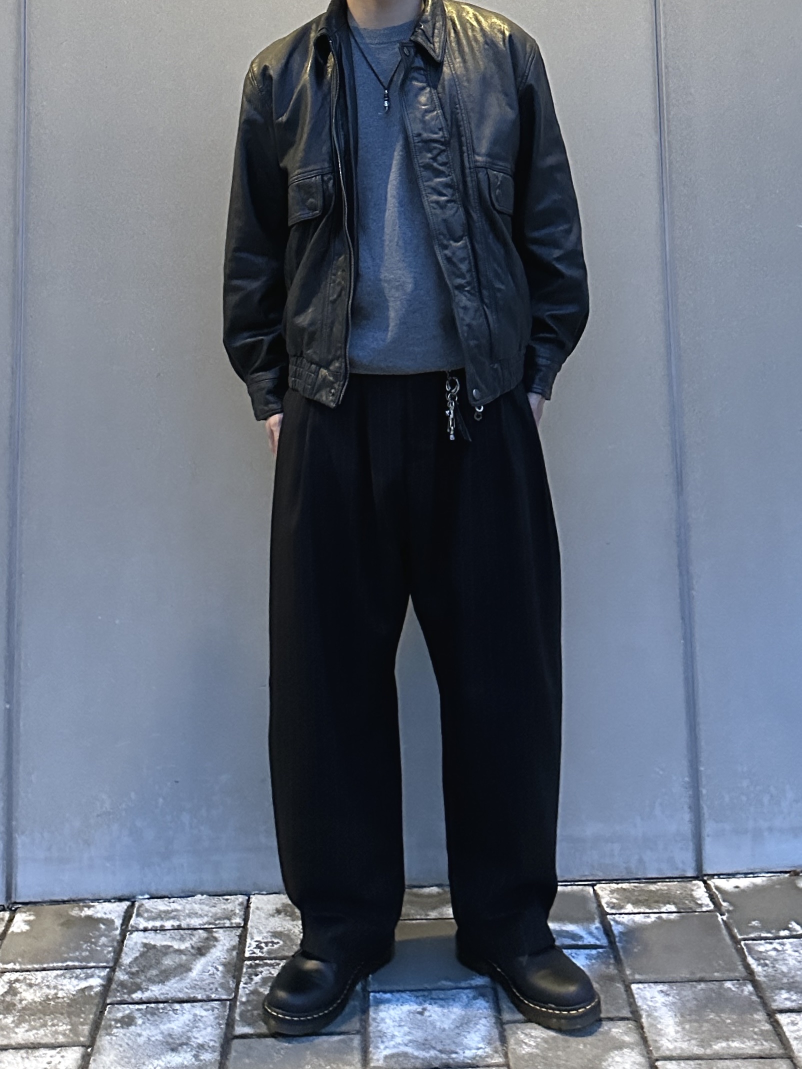 Dr. Martens 1461 Smooth Black 착용 스타일 - 3