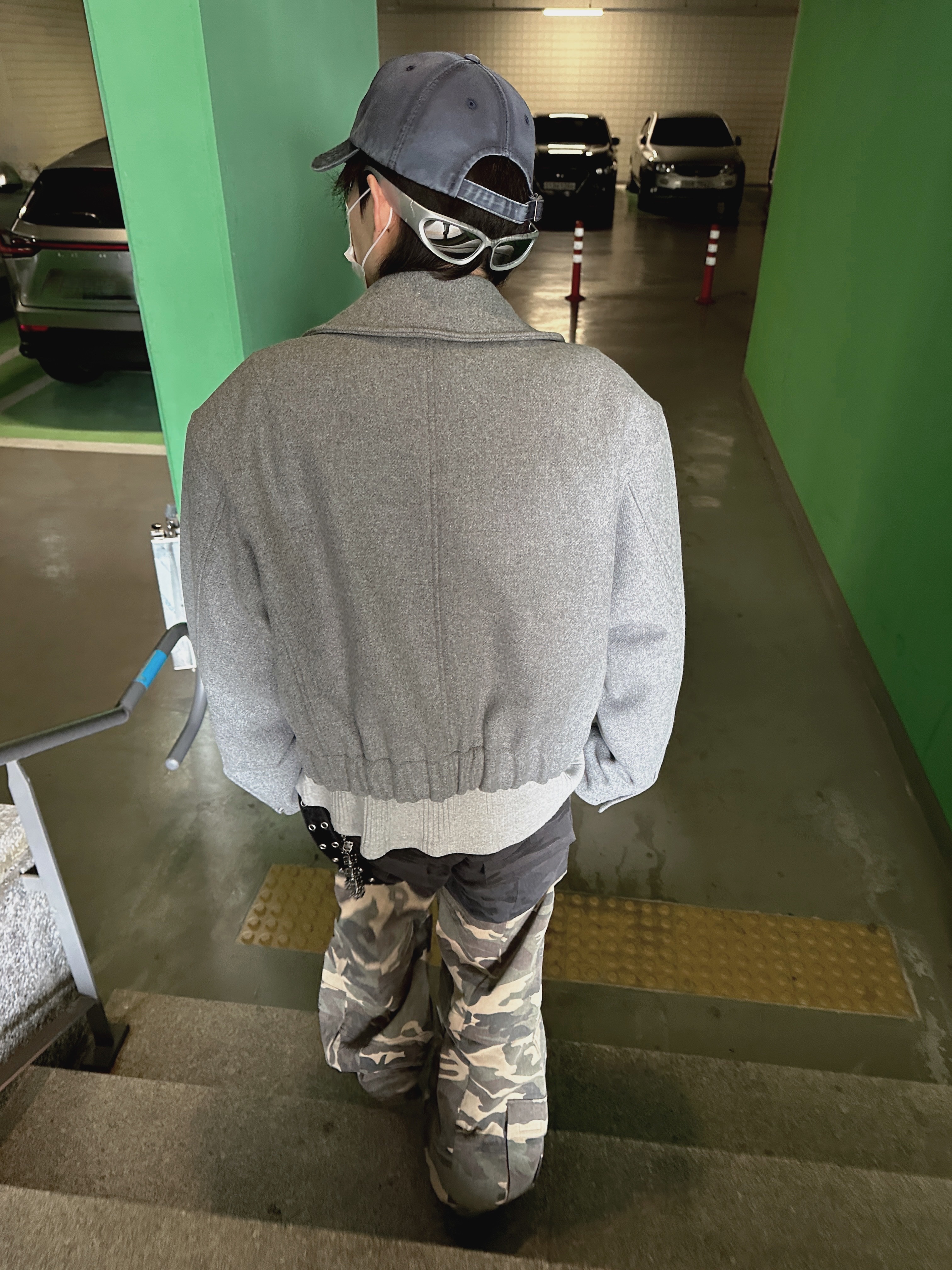 Salomon x Rier XA Jungle Castlerock, qAp Two Tiered Cargo Pants Double Camo 착용 스타일 - 6