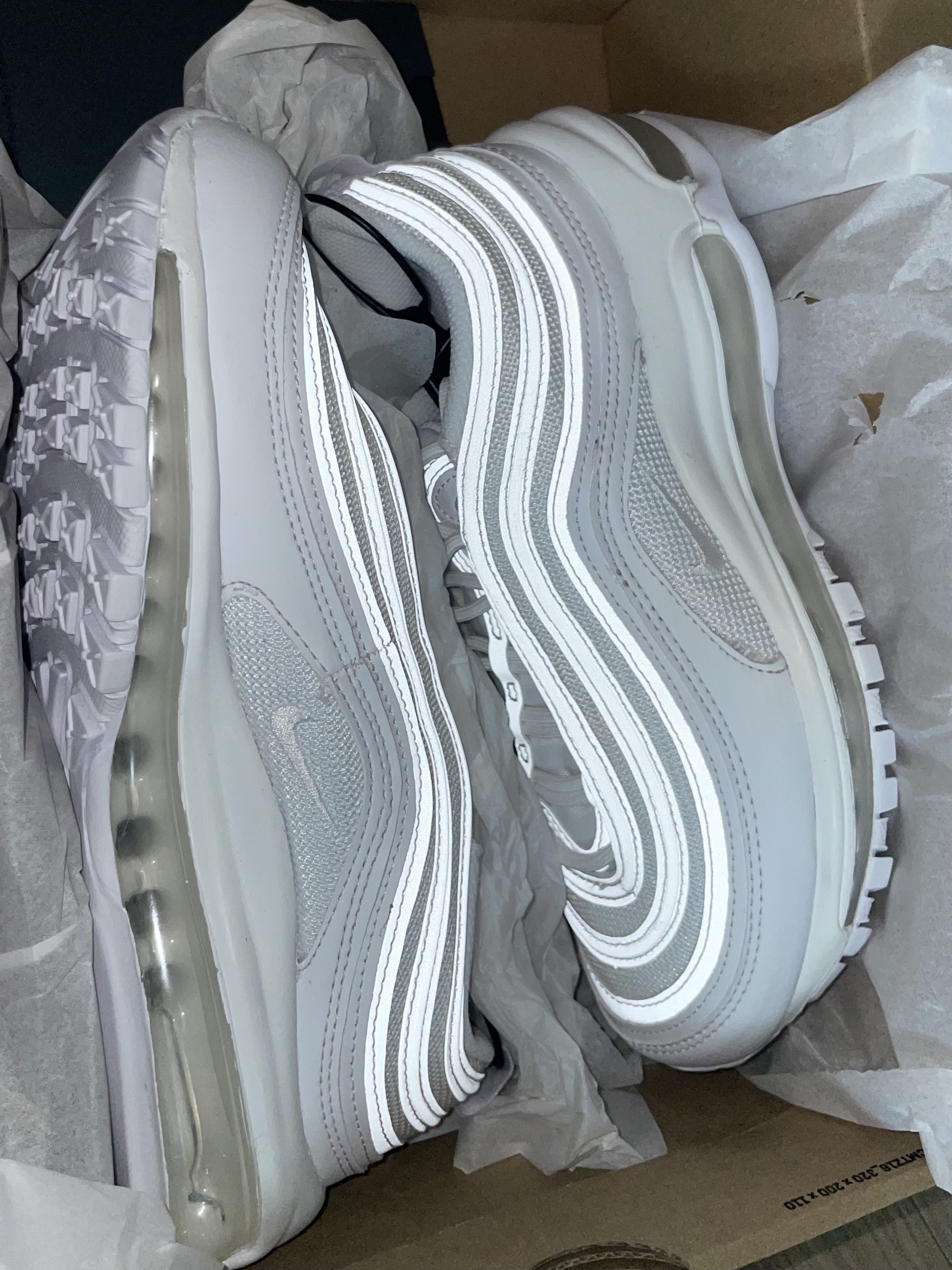(W) Nike Air Max 97 Next Nature White 착용 스타일