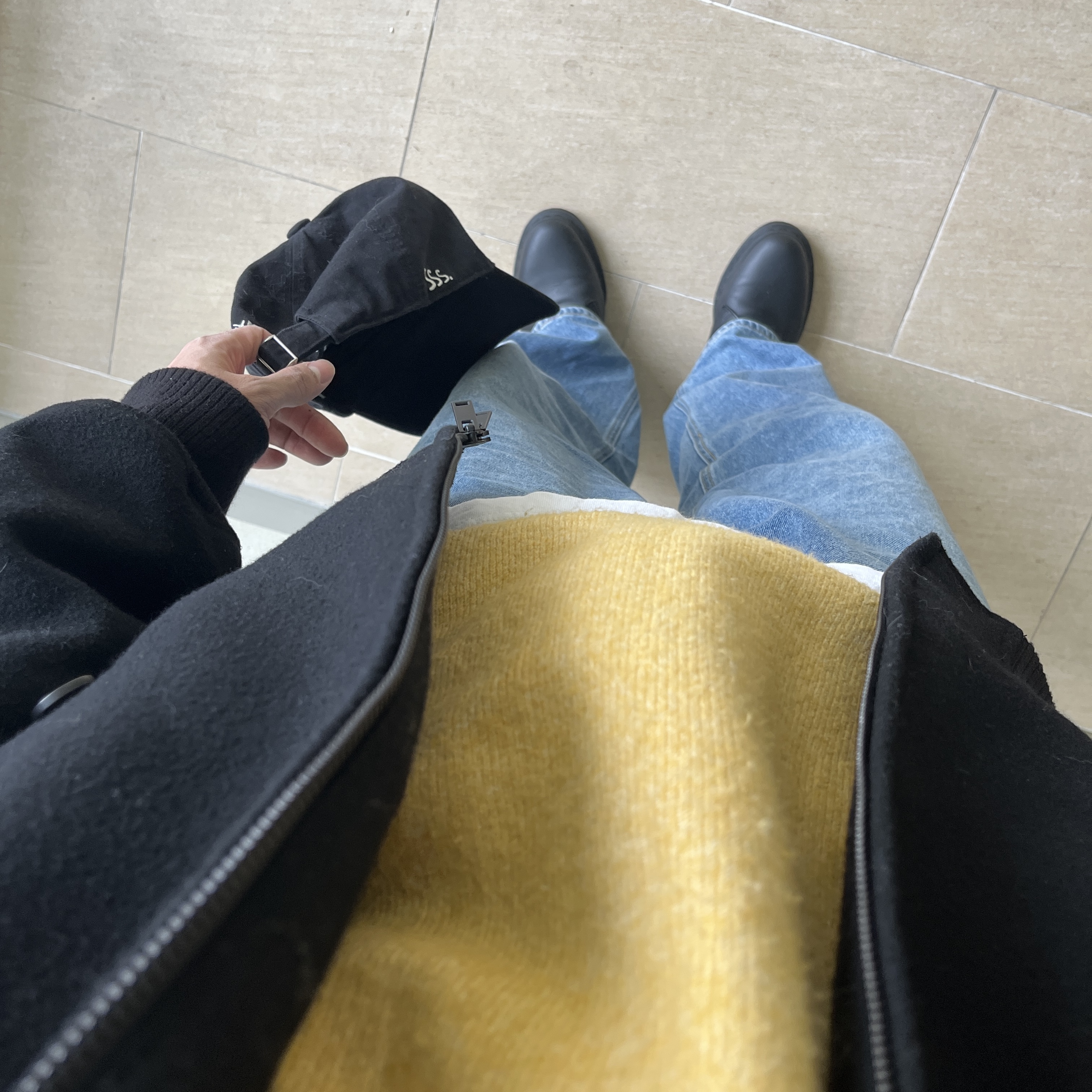 Dr. Martens 1461 Mono Black 착용 스타일 - 1