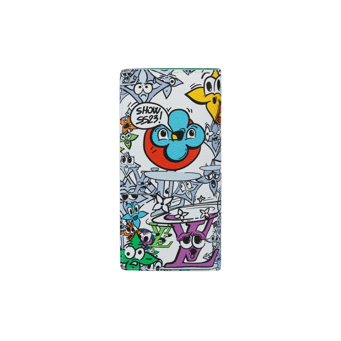 M82011 Louis Vuitton Brazza Wallet Monogram Comics Coated Canvas Green - #4