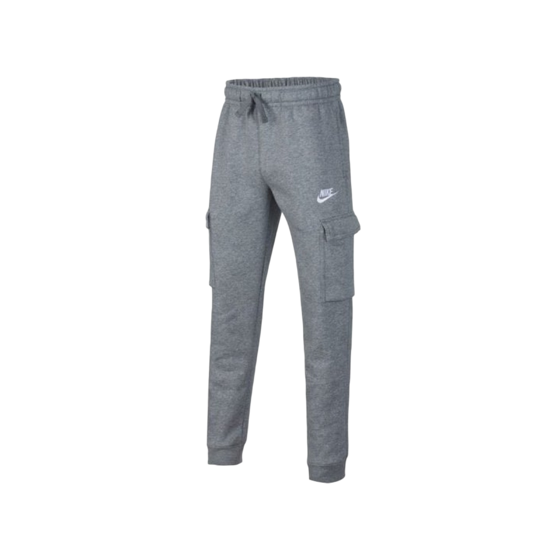 CQ4298-091 (Kids) Nike NSW Club Fleece Cargo Joggers Carbon Heather - 대표 이미지 #1