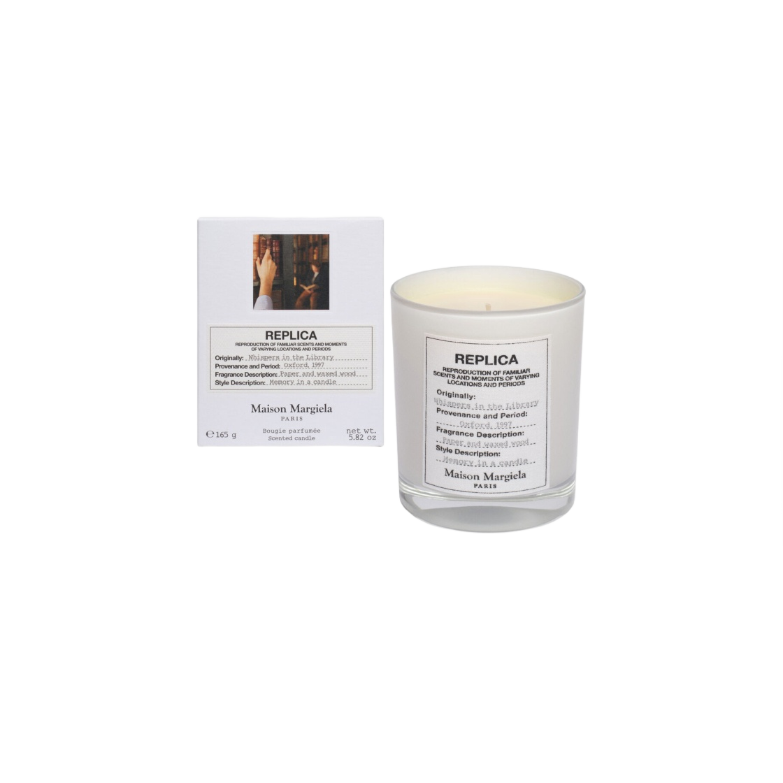 - Maison Margiela Replica Whispers in the Library Scented Candle 165g (Korean Ver.)