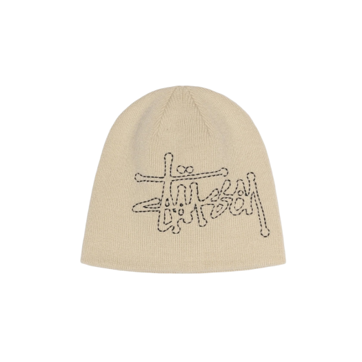 스투시 디보스드 스탁 로고 비니 본 | Stussy | KREAM