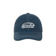 Emis White Stitch Ball Cap Navy