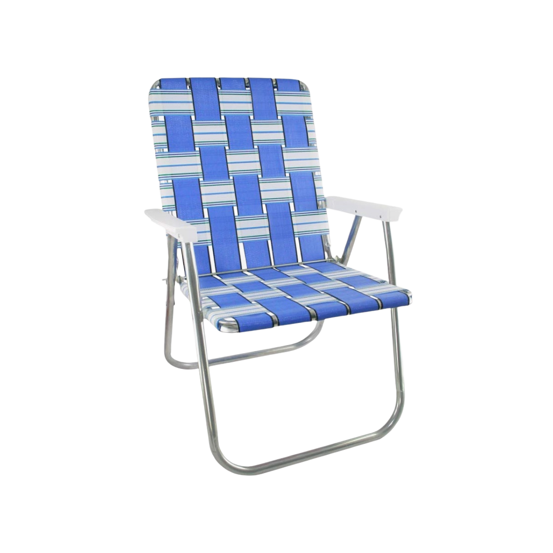론 체어 클래식 체어 블루 샌드 화이트(Lawn Chair Classic Chair Blue Sand White)