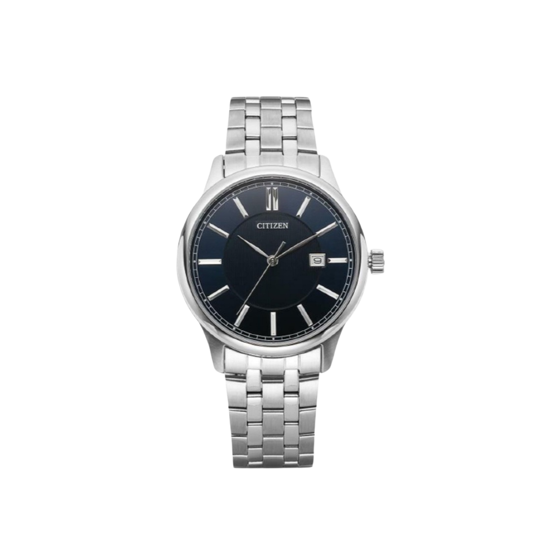 시티즌 쿼츠 40mm 스테인리스 스틸 블루 실버(Citizen Quartz 40mm Stainless Steel Blue Silver) - 1