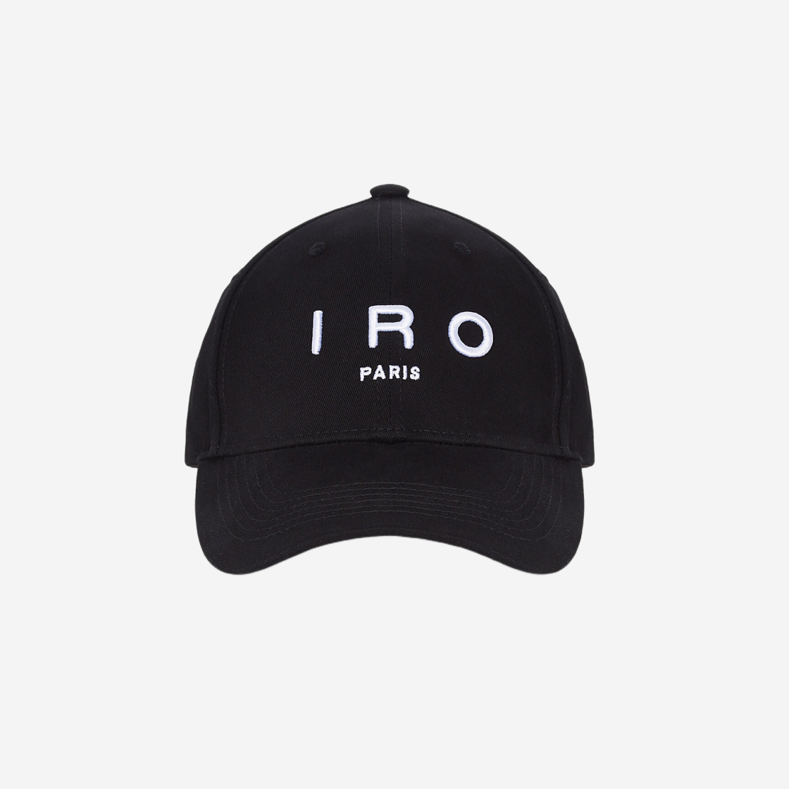 이로 그렙이로인 자수 베이스볼 캡 블랙(Iro Grebiroine Embroidered Baseball Cap Black)