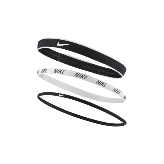 Nike Mixed Width Headband Multi Color Black White (3 Pack)