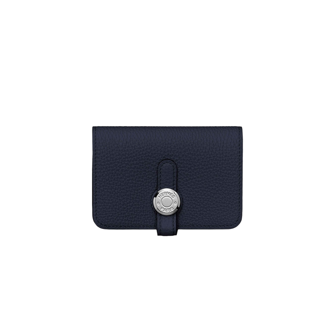 H044083CK2Z Hermes Dogon Card Holder Togo & Palladium Bleu Nuit - 대표 이미지 #1