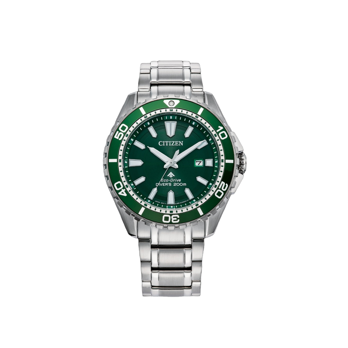 시티즌 프로마스터 다이브 에코드라이브 45mm 스테인리스 스틸 그린 실버(Citizen Promaster Dive Eco-Drive 45mm Stainless Steel Green Silver)