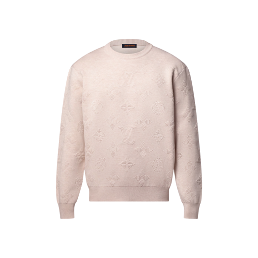 Louis Vuitton Monogram Embossed Pullover Pink