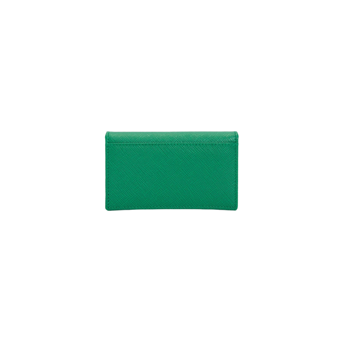 1MC122-QHH-F0458 Prada Saffiano Leather Triangle Logo Card Holder Mango - #2