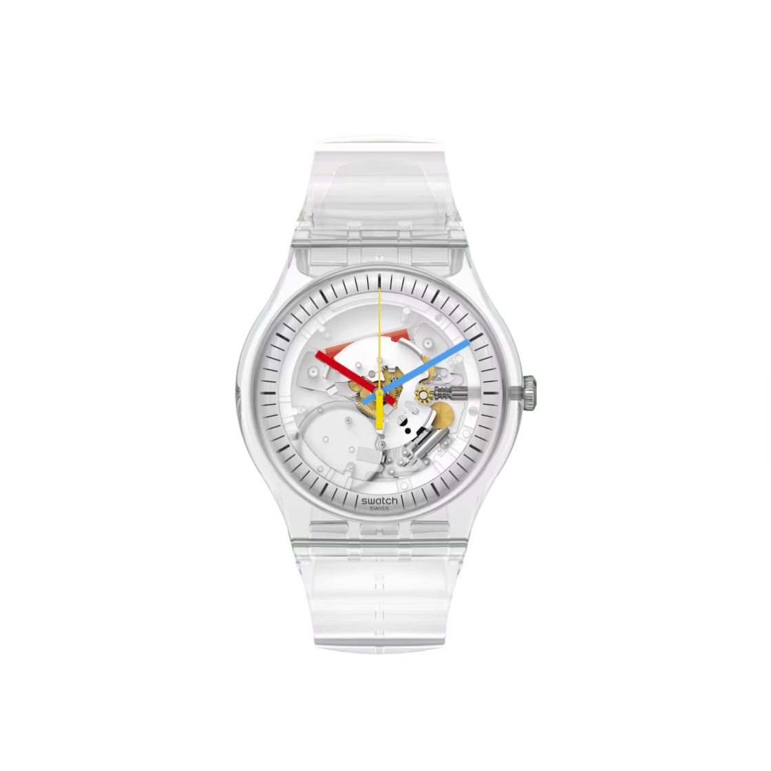 스와치 클리얼리 뉴 젠트 쿼츠 투명(Swatch Clearly New Gent Quartz Transparent)
