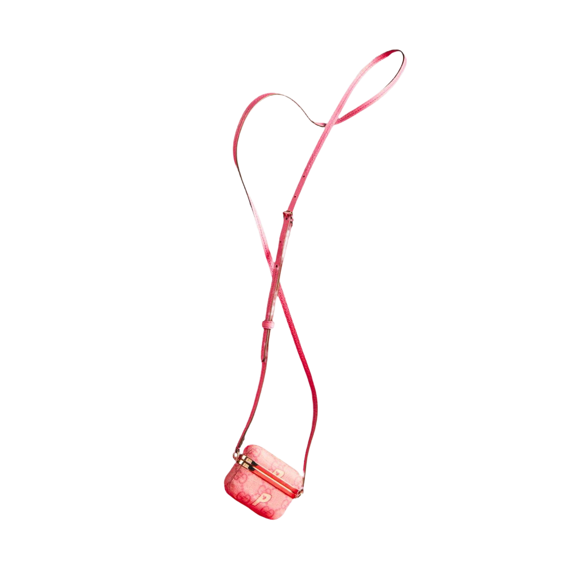팔라스 x 구찌 GG-P 슈프림 어드저스터블 스트랩 에어팟 케이스 페일 핑크 - 22FW(Palace x Gucci GG-P Supreme Adjustable Strap AirPods Case Pale Pink - 22FW) - 1