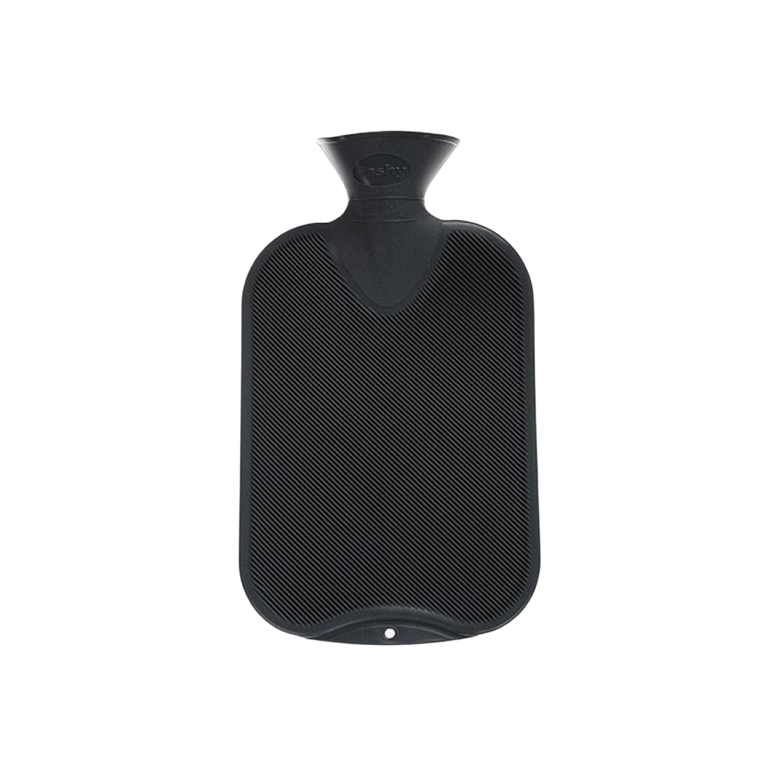 6440-21 Fashy Hot Water Bottle Single Ribbed 2L Anthracite