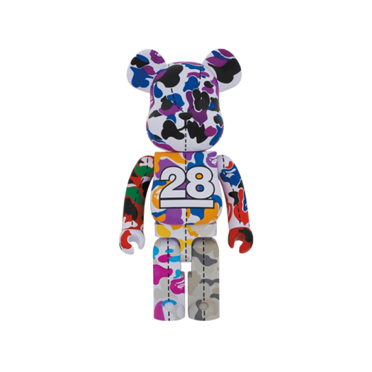 Bearbrick x BAPE 28th Anniversary Camo #2 1000%