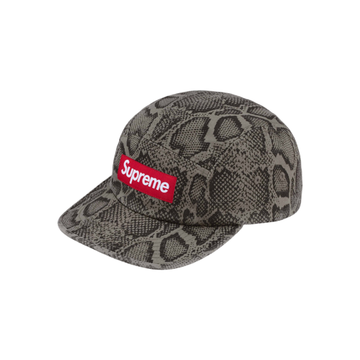 슈프림 레오파드 벨벳 캠프캡 블랙 - 24SS | Supreme | KREAM