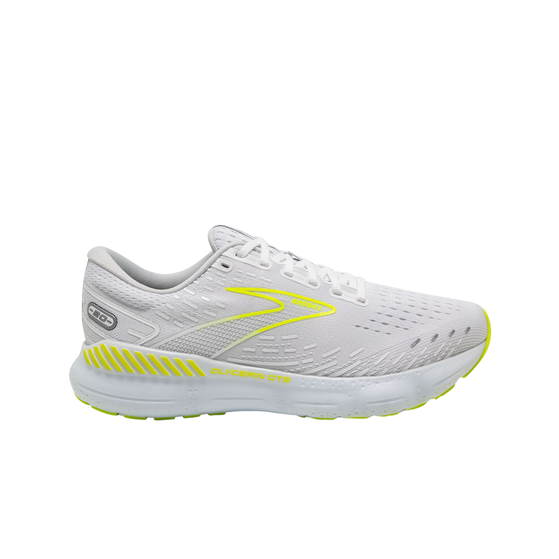 브룩스 러닝 글리세린 GTS 20 화이트 나이트라이프 - D 미디움(Brooks Running Glycerin GTS 20 White Nightlife - D Medium) - 1