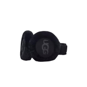 (W) UGG Embroidered Logo Earmuff Black