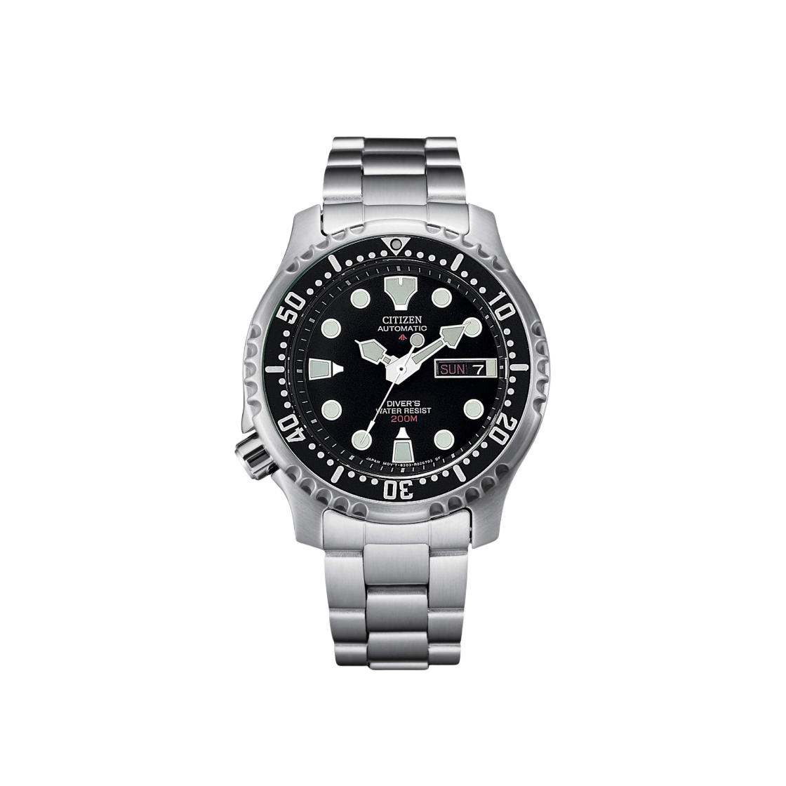 시티즌 프로마스터 다이버 오토매틱 200M 42mm 스테인리스 스틸 블랙(Citizen Promaster Diver Automatic 200M 42mm Stainless Steel Black)