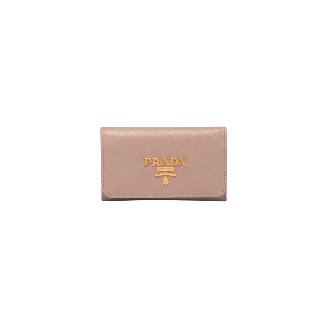 프라다 사피아노 레더 키 케이스 파우더 핑크(Prada Saffiano Leather Key Case Powder Pink) - 1