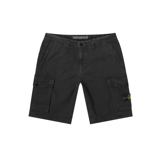 Stone Island L07WA T.CO+OLD Bermuda Shorts Black - 21SS