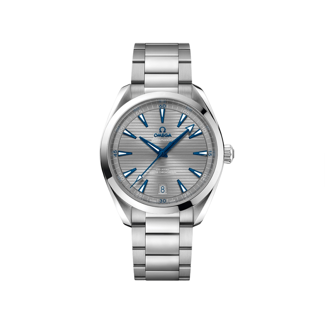 22010412106001 Omega Seamaster Aqua Terra 150M Co Axial Master Chronometer Steel Grey