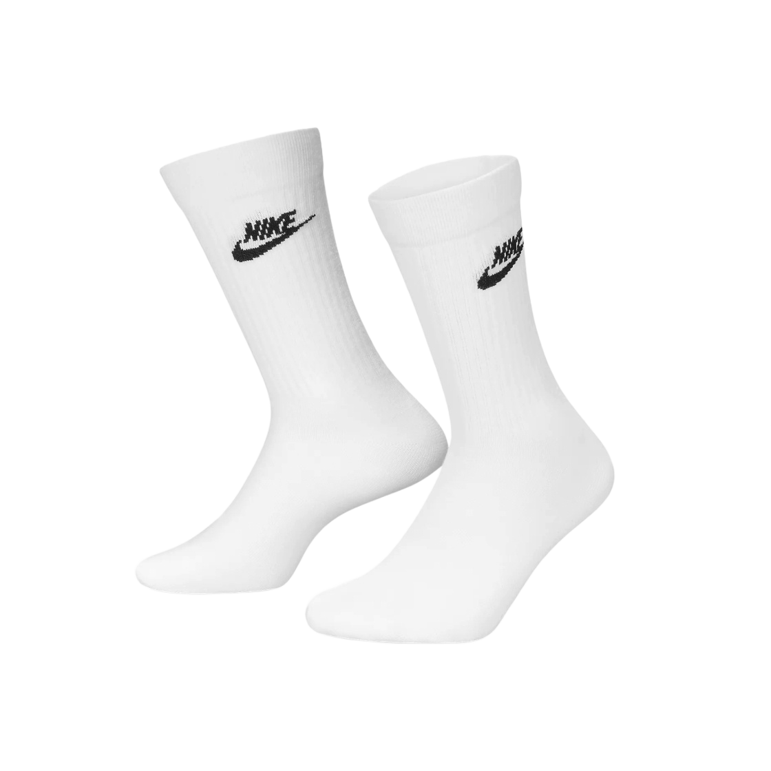 나이키 NSW 에브리데이 에센셜 크루 삭스 화이트 (3개입/국내 정식 발매 제품)(Nike NSW Everyday Essential Crew Socks White (3 Pack/Korean Ver.))