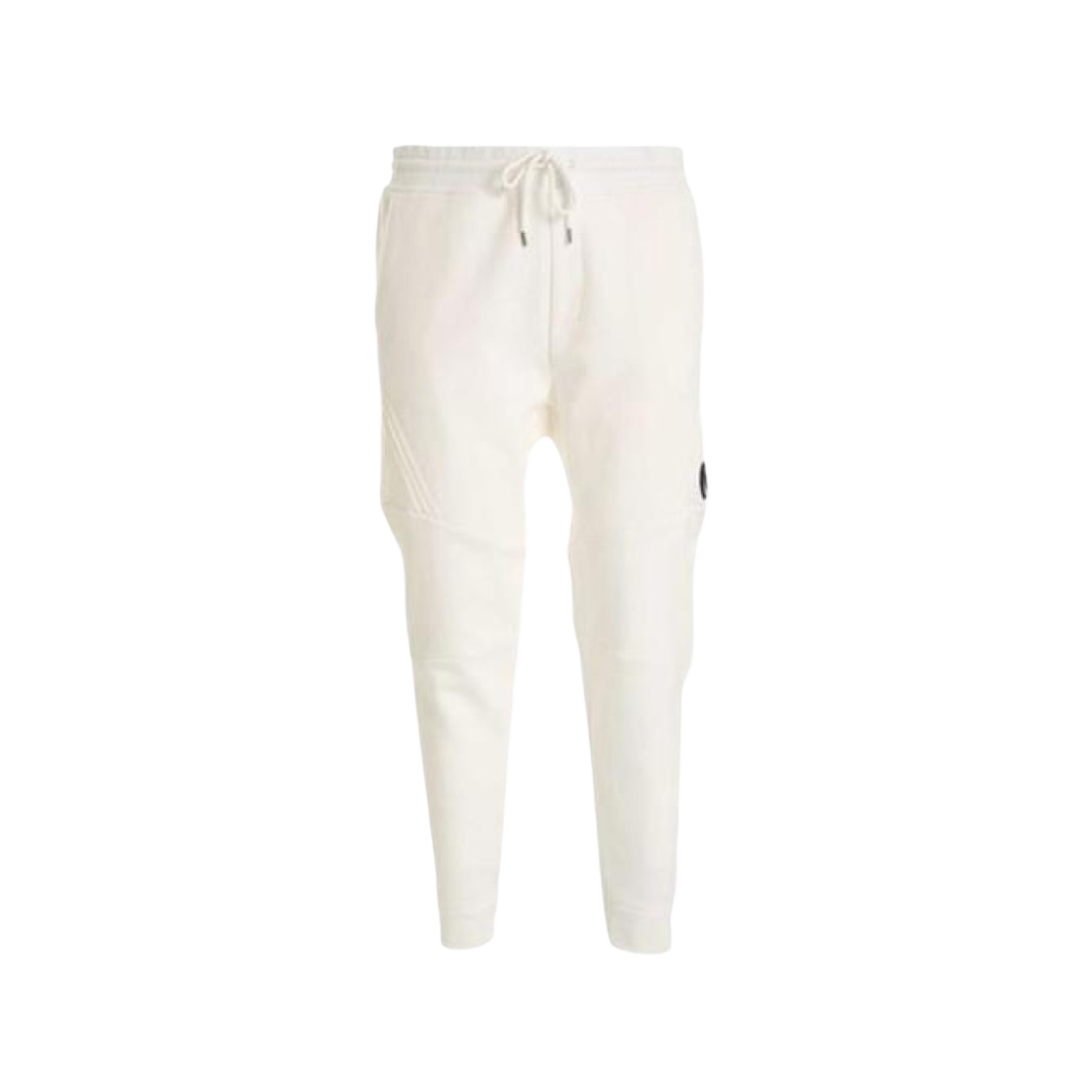 10CMSP061A005086W103 C.P. Company Diagonal Raised Fleece Utility Sweatpants Gauze White - 21SS - 대표 이미지 #1