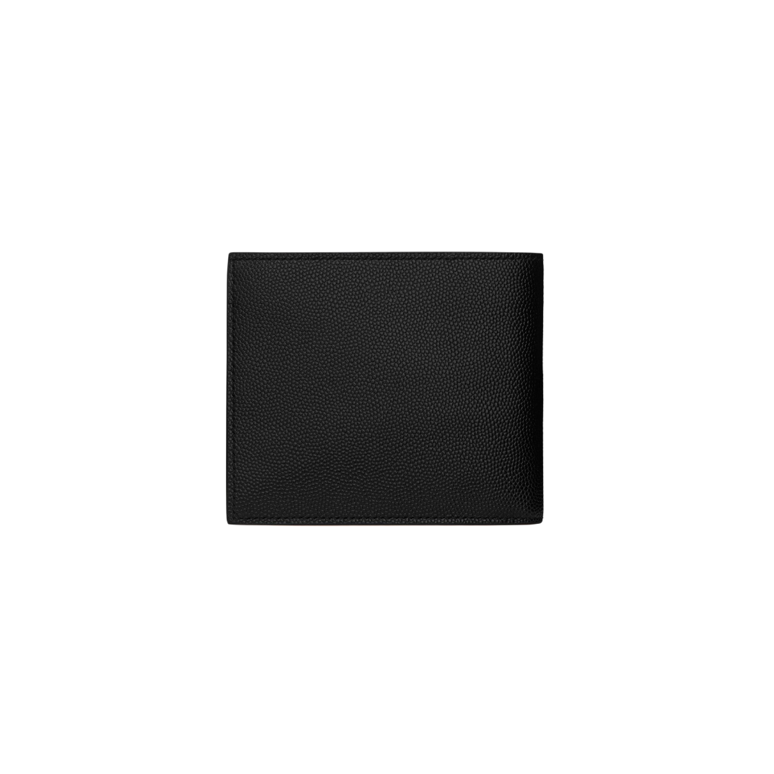 396307-BTY0N-1000 Saint Laurent East/West Wallet in Grain De Poudre Embossed Leather Black - #2