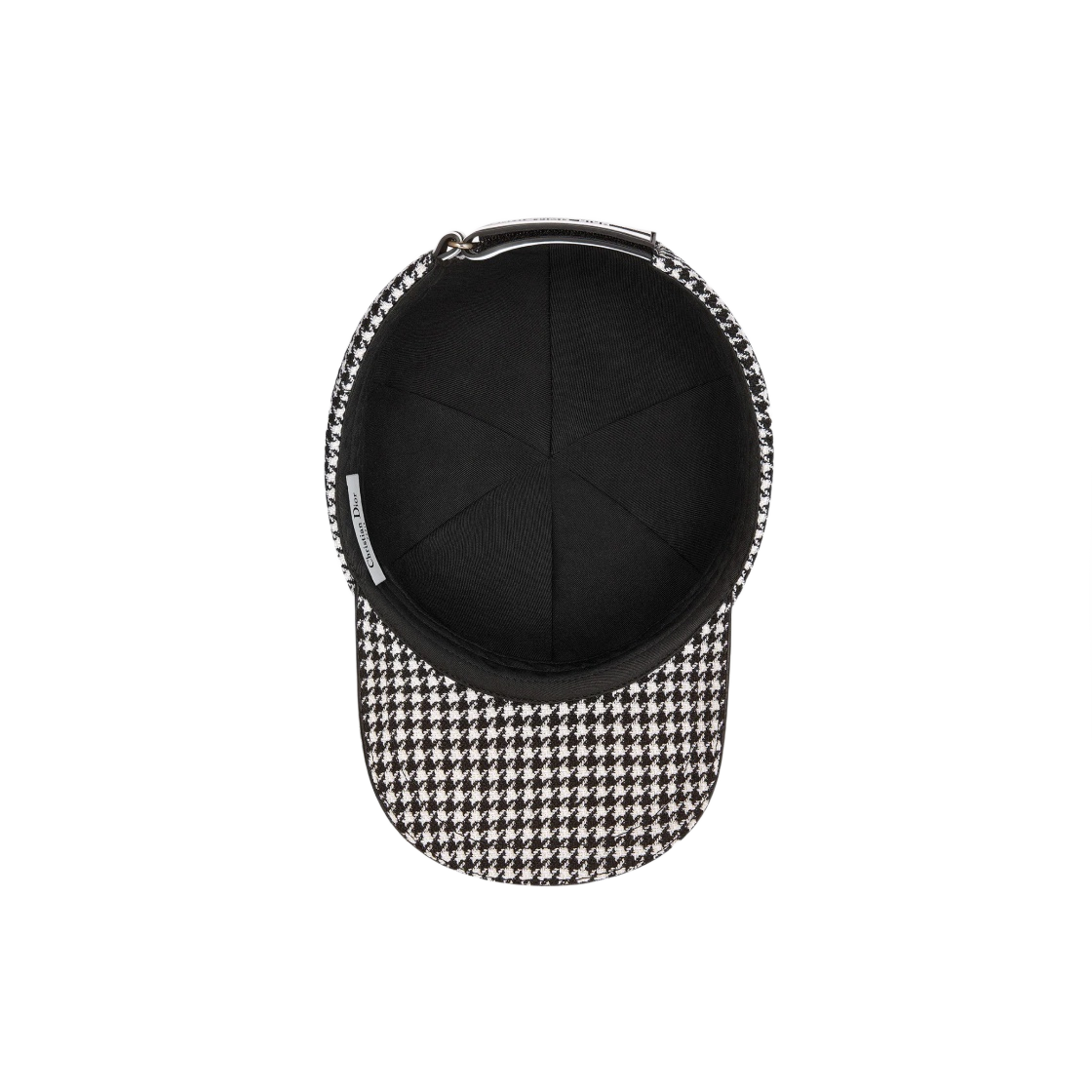 (W) 디올 D 플레이어 캡 블랙 & 화이트 테크니컬 울((W) Dior D-Player Cap Black & White Technical Wool) - 3