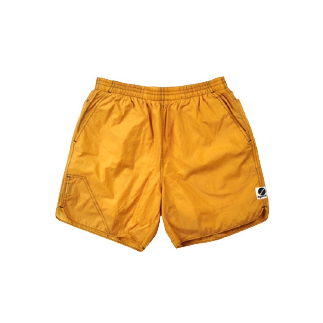 - Helinox x Heritagefloss Nylon Washer Shorts Mustard - 대표 이미지 #1