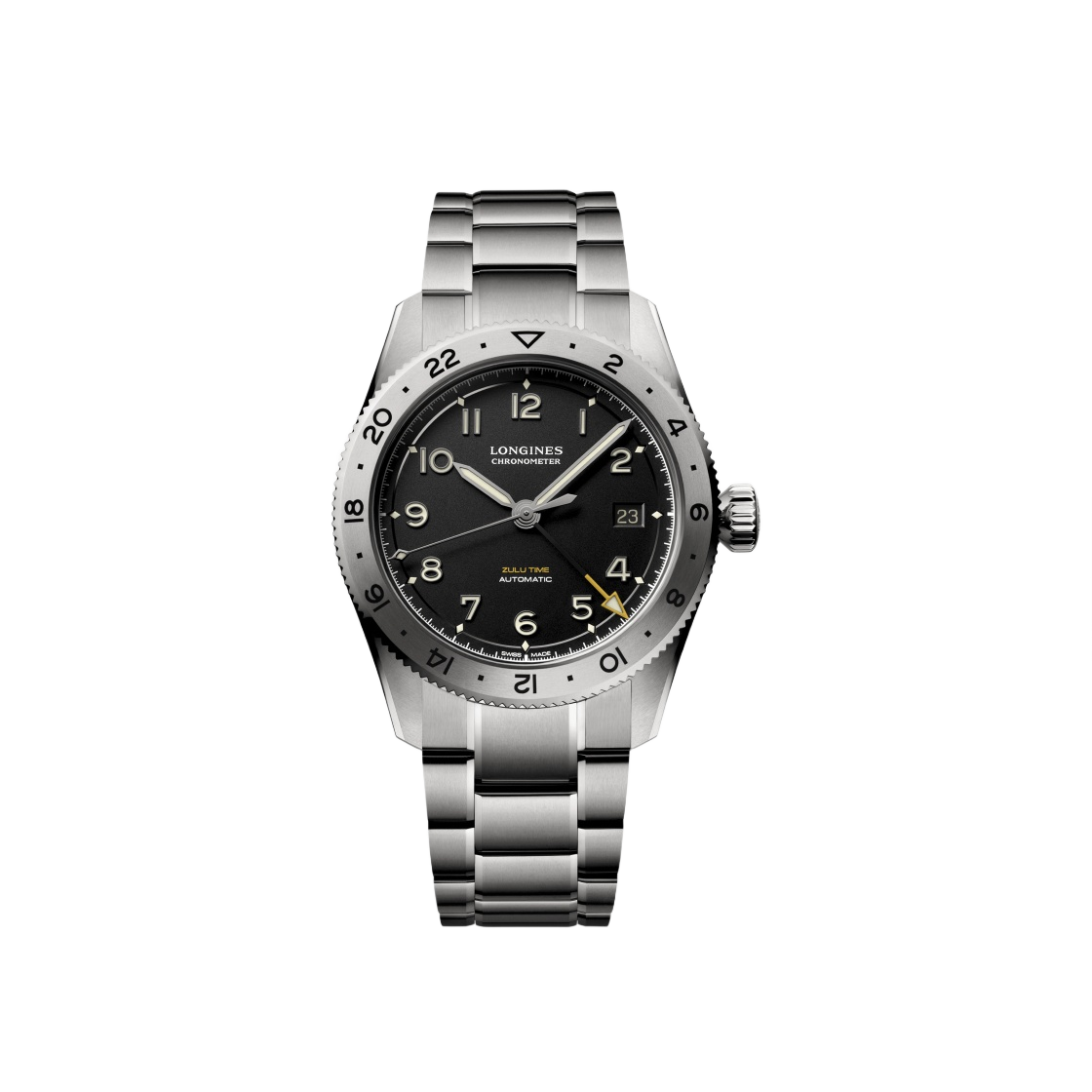 론진 x 호딩키 리미티드 에디션 스피릿 즐루 타임 오토매틱 티타늄 워시드 블랙(Longines x Hodinkee Limited Edition Spirit Zulu Time Automatic Titanium Washed Black)