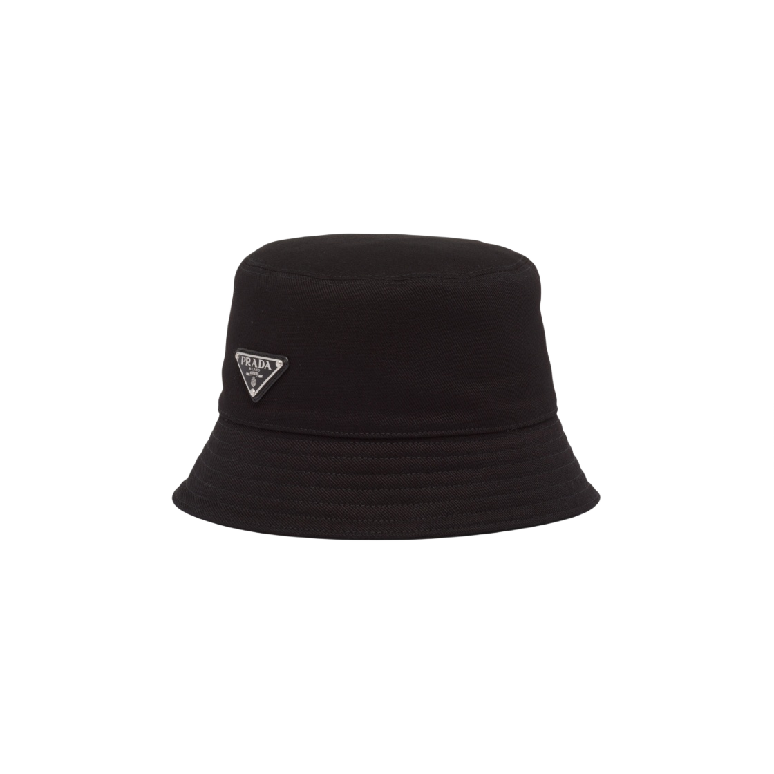 2HC137-2DXI-F0002 Prada Drill Bucket Hat Black