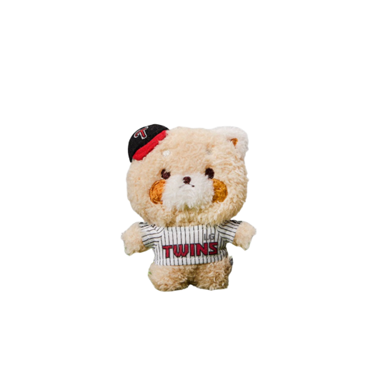 Lessey & Friends x KBO The Strongest Lessey Stuffed Toy Keyring LG Twins