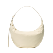 BEMUSE MANSION Nylon hobo bag Cream beige