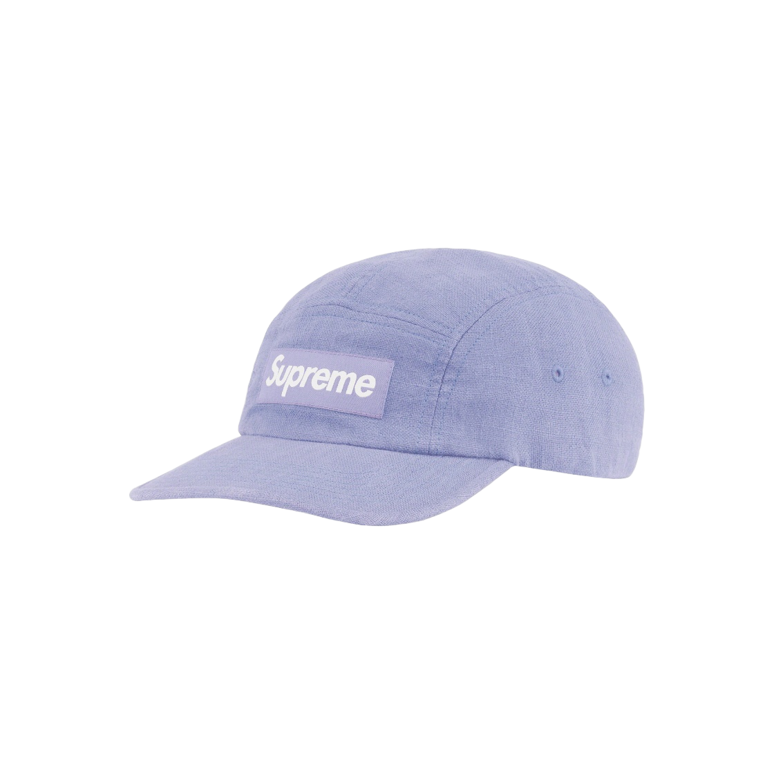 - Supreme Linen Fitted Camp Cap Light Blue - 22SS - 대표 이미지 #1