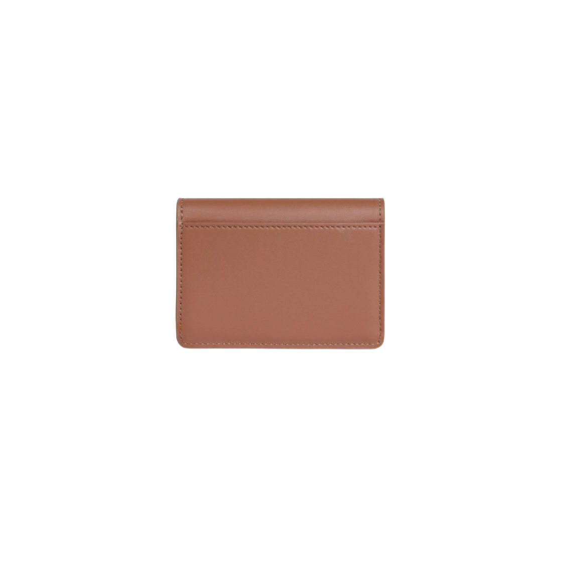 10I583DPV-18BU Celine Card Holder with Flap in Shiny Calfskin Bronze - #3