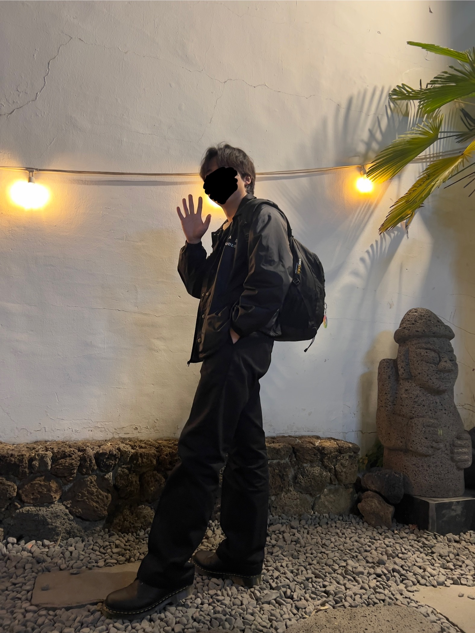Dr. Martens 1461 Nappa Black, Dickies Original 874 Work Pant Black 착용 스타일