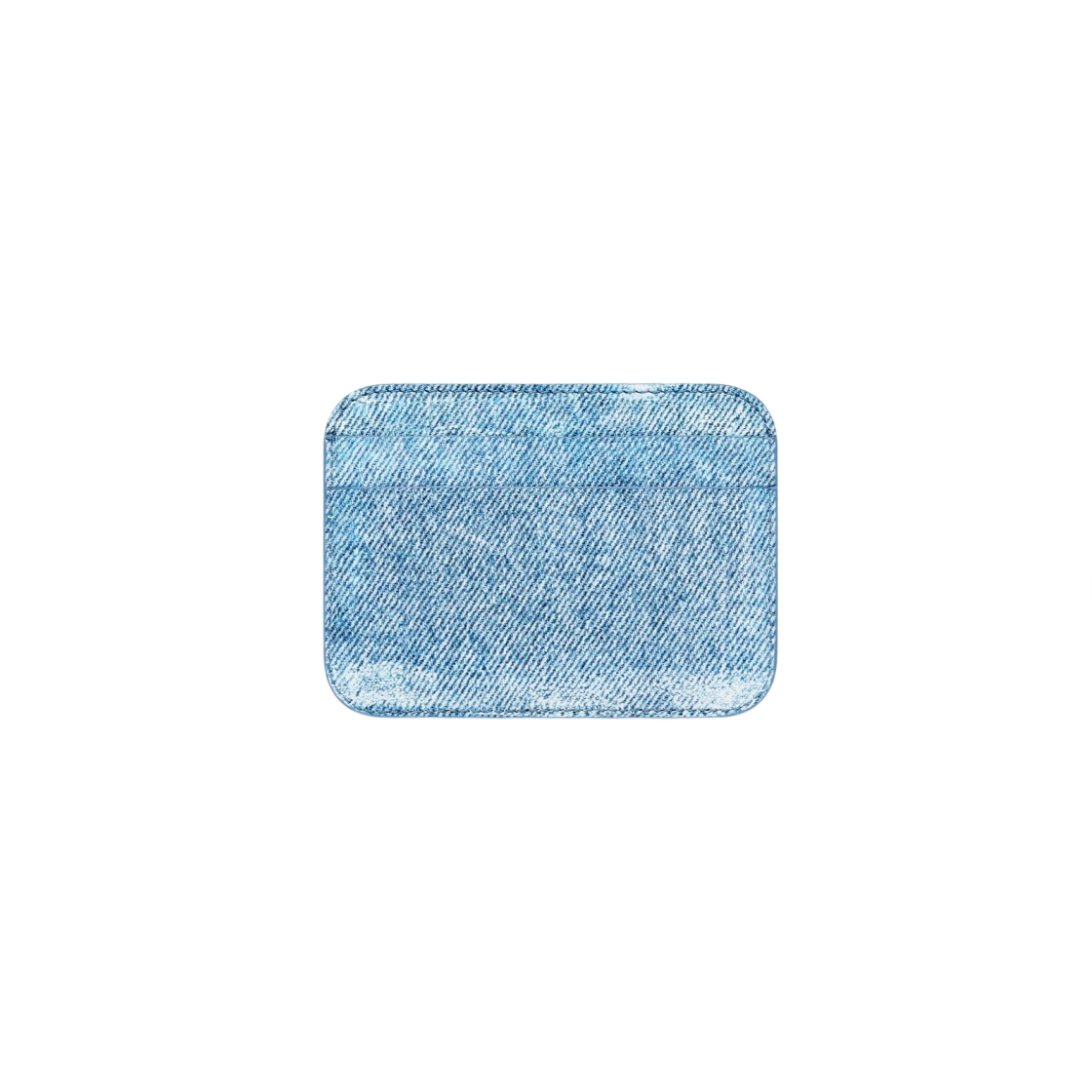 발렌시아가 캐쉬 카드 홀더 데님 프린트 블루(Balenciaga Cash Card Holder Denim Print Blue) - 2