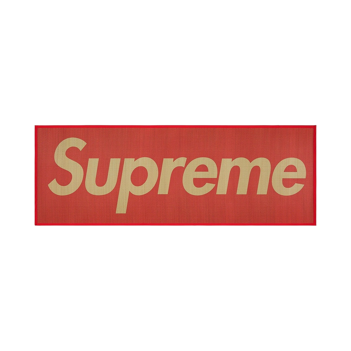 - Supreme Woven Straw Mat Red - 20SS - 대표 이미지 #1