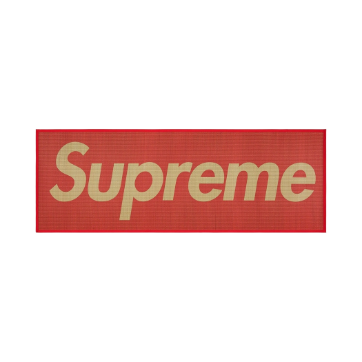 Supreme Woven Straw Mat Red - 20SS