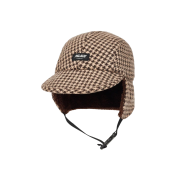 Palace Reverso Earflap 4-Panel Houndstooth Brown - 23FW