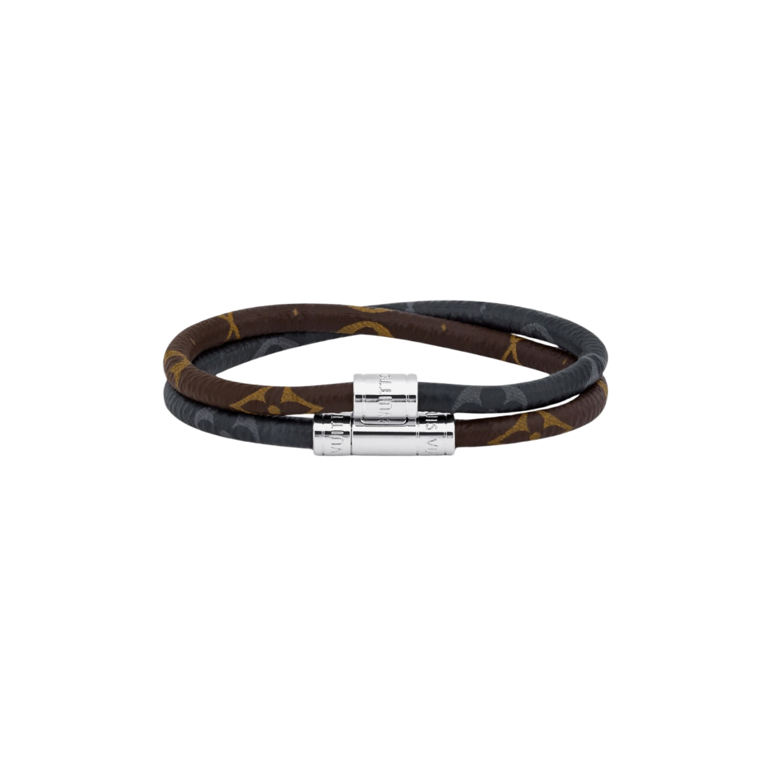 M6555E/M6555D Louis Vuitton Keep It Double Canvas Bracelet Brown - 대표 이미지 #1