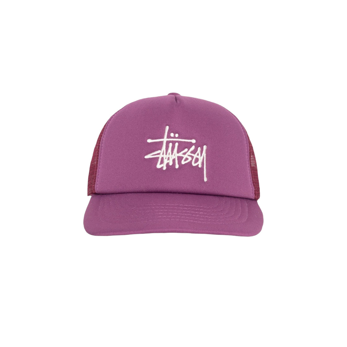 스투시 베이직 트러커 캡 플럼(Stussy Basic Trucker Cap Plum) - 2