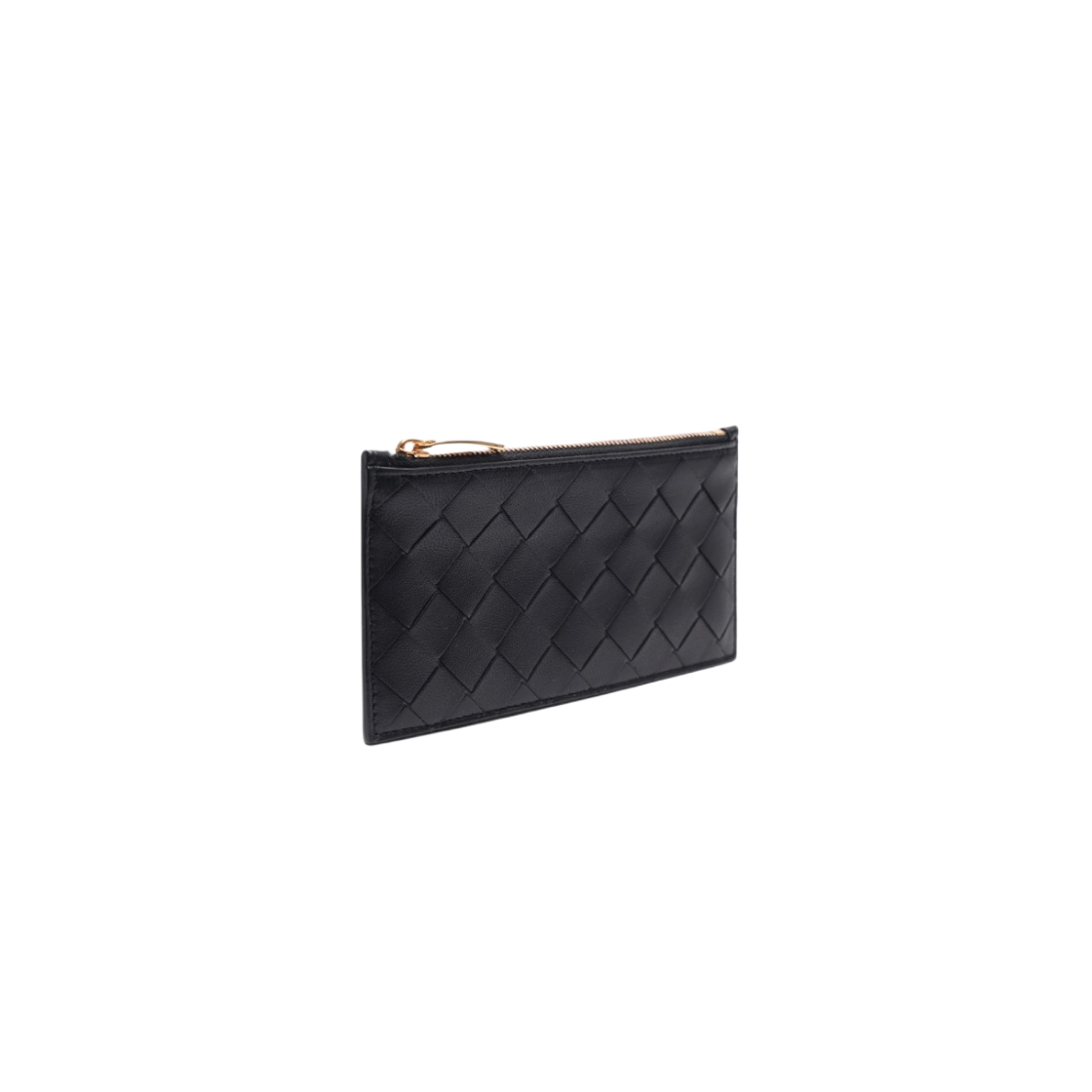 715581VCPP38425 Bottega Veneta Long Zipped Card Case Black - #2