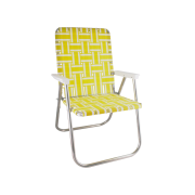 Lawn Chair Stripe Calssic Chair Yellow White